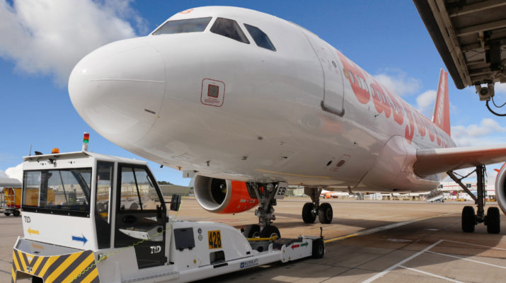 TPX-100-E Towbarless Tractor at Gatwick Airport