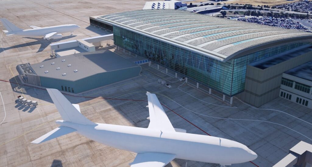 New Baggage Sorting Hall under Construction at Budapest Airport