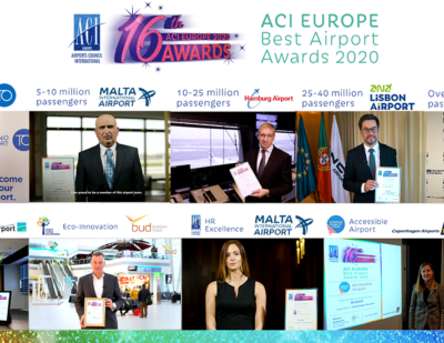 ACI EUROPE Best Airport Award Winners for 2020 Announced