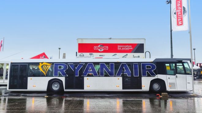 Mallaghan Ryanair contract airport bus