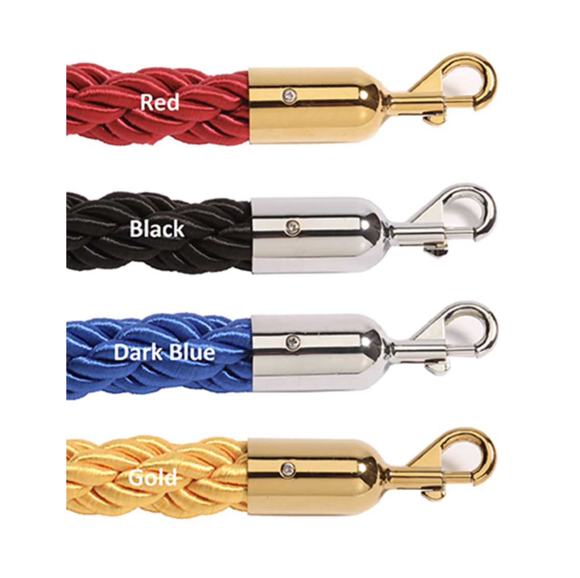 Premium Ropes - 25mm Group Braided Slide Snap Ends