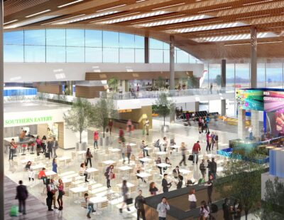 BNA to Close Center of Terminal Lobby as Expansion Continues