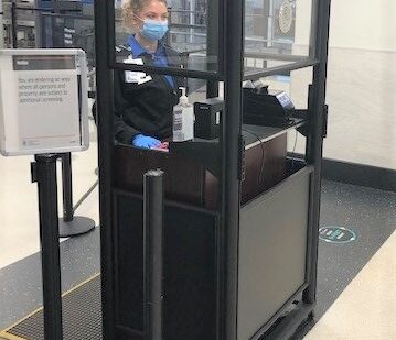 TSA Installs Acrylic Shields at Charlottesville-Albemarle Airport