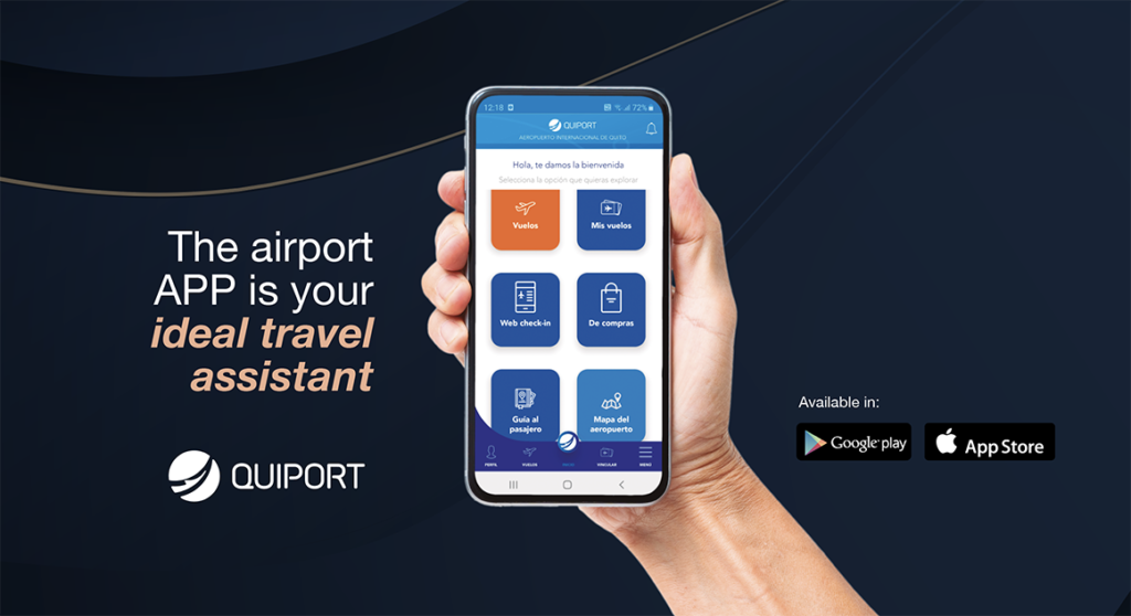 Quito Airport smartphone app