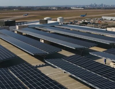 AUS and Austin Energy Unveil Solar Project Atop Parking Garage