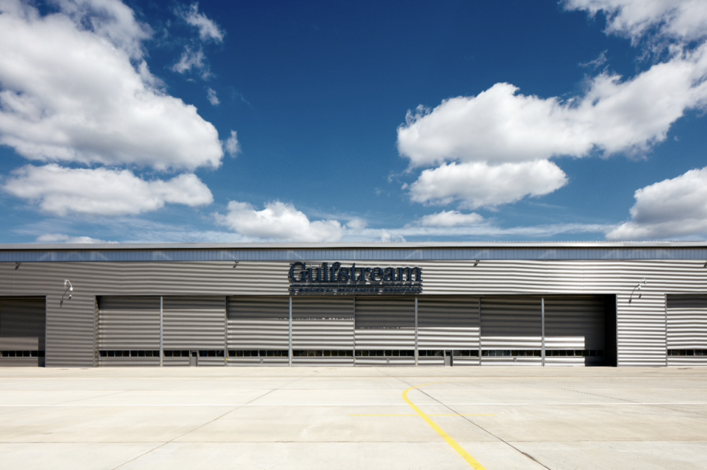 Jewers Doors Gulfstream Aerospace at Farnborough Airport