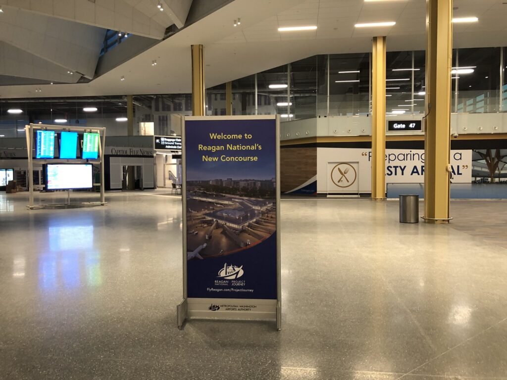 Reagan airport new concourse