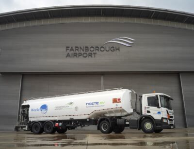 Farnborough Offers Sustainable Aviation Fuel for Lower Emission Flights