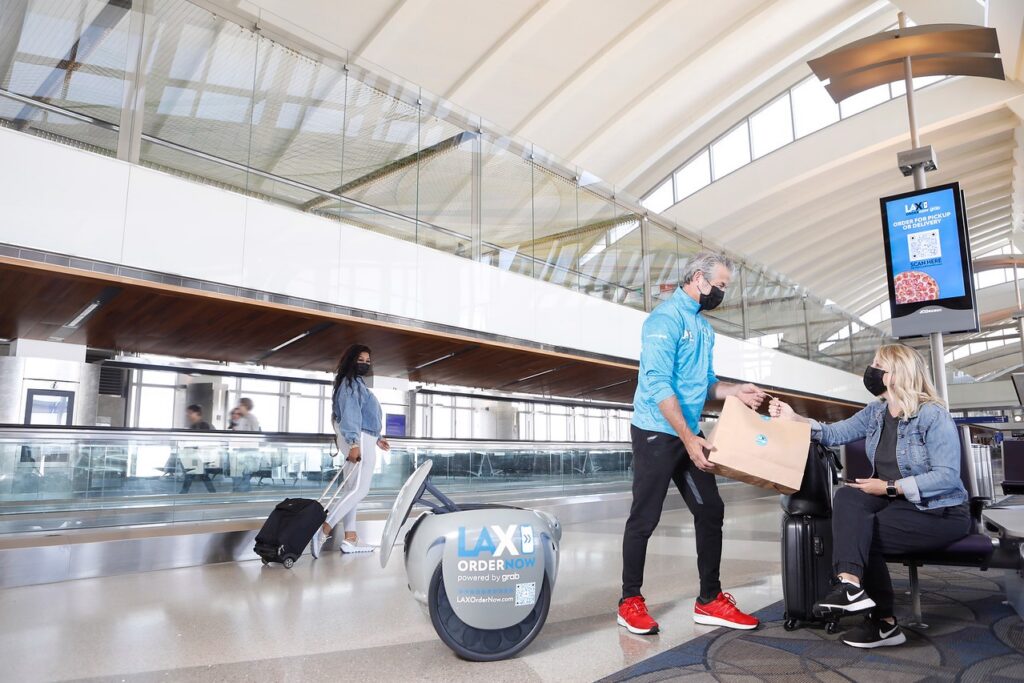 lax food delivery robot