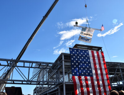 MLB Celebrates Terminal Expansion Project Topping Out Ceremony