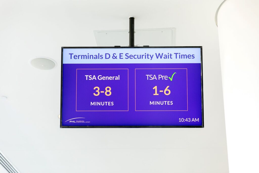 Philadelphia International Airport's Queue Management System
