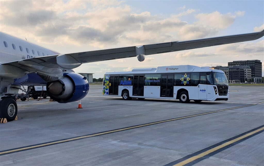 mallaghan electric airport bus