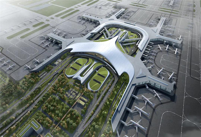 Pudong International Airport Expansion Shanghai China 58 OFF