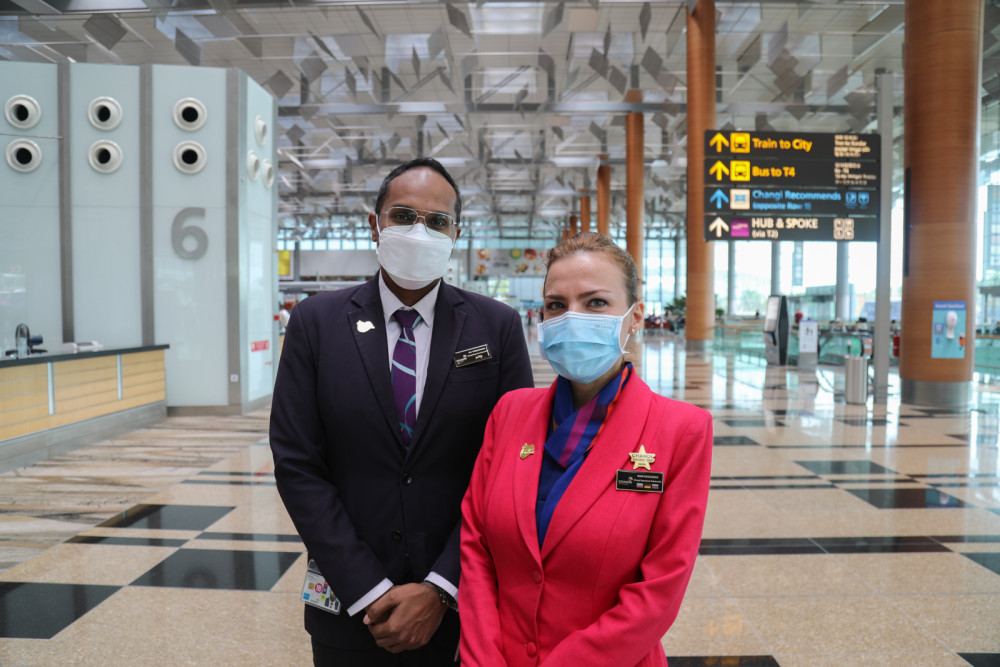 Changi Airport staff