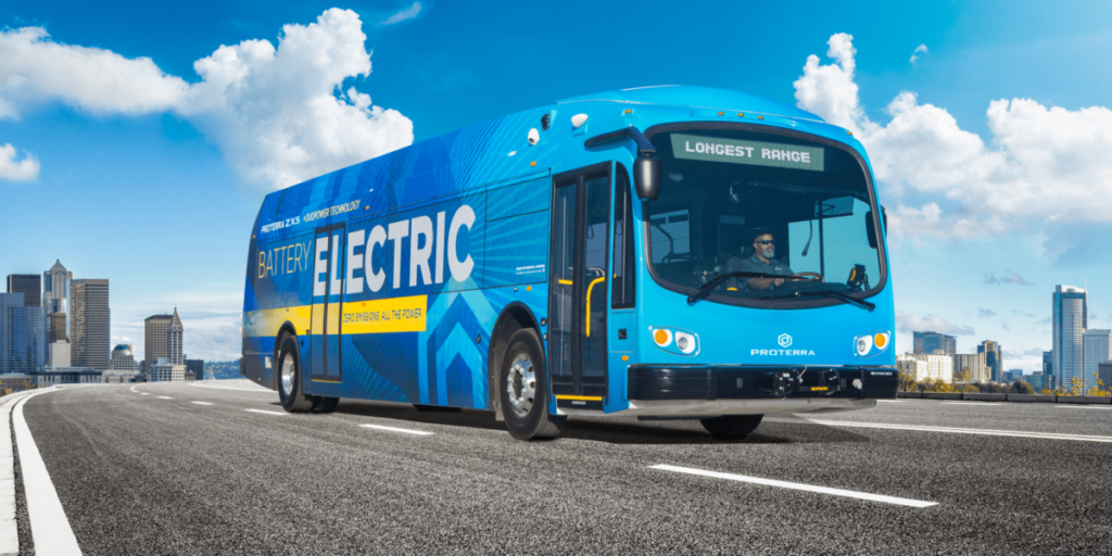 Dulles International Airport Electric Shuttle Bus