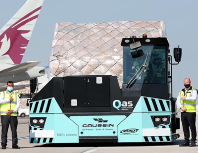 Qatar Airways Deploys Gaussin’s Electric Air Cargo Transporter