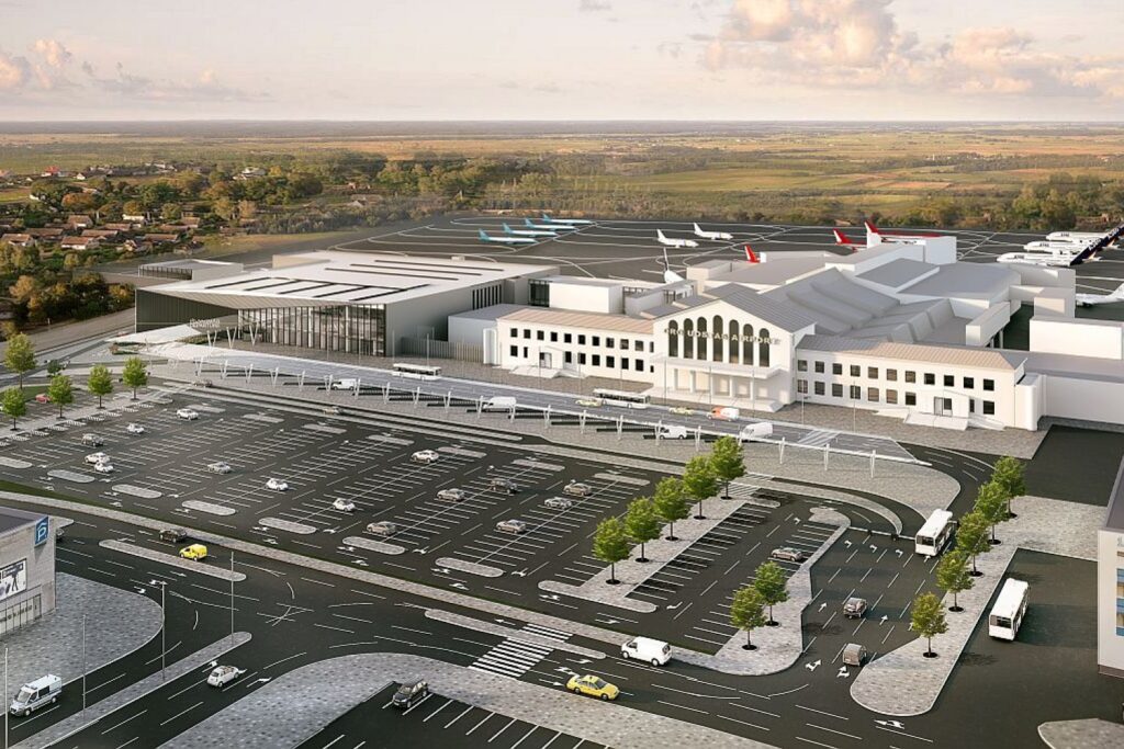 Vilnius airport departure terminal