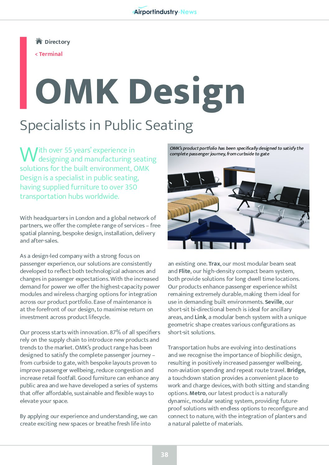 OMK Design: Specialists in Public Seating