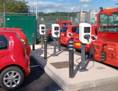 UK: Bristol Airport Opens Electric Charging Hub for Airside Vehicles