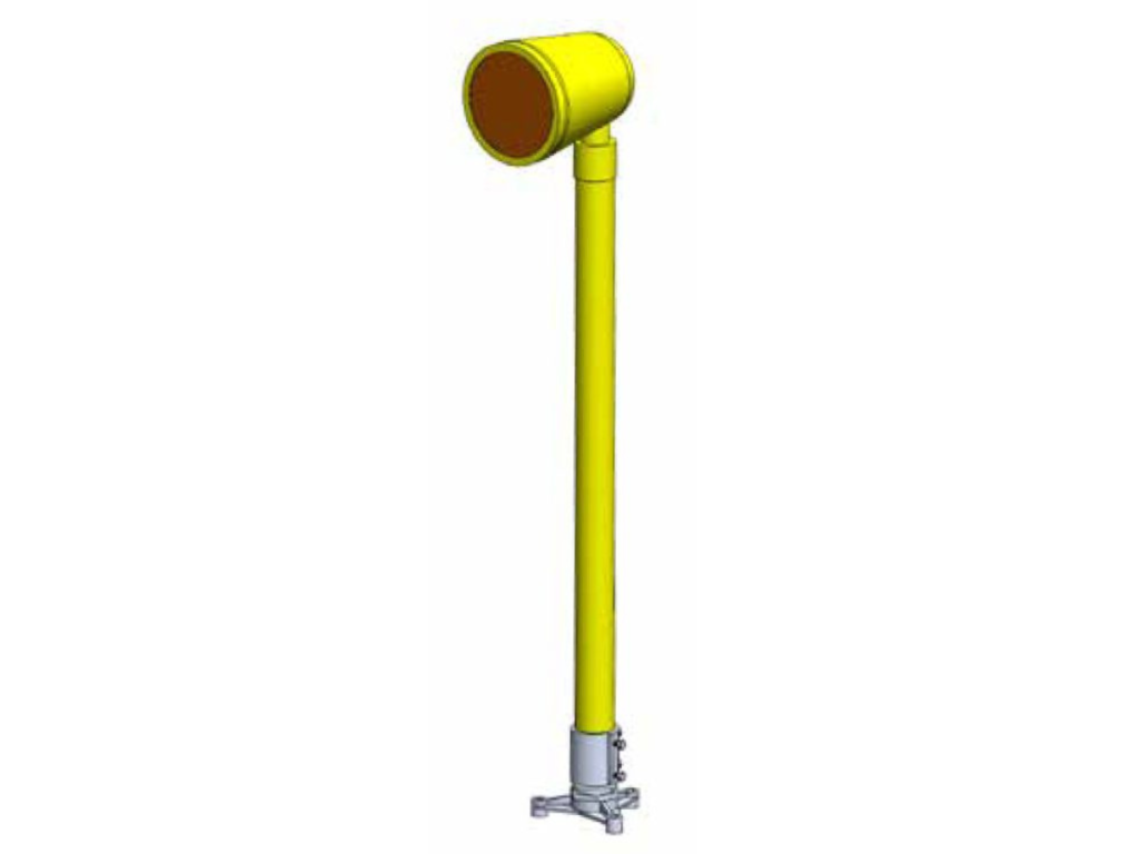 Pollite Single Light Approach Mast