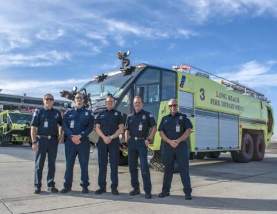 Long Beach Airport Deploys New Aircraft Rescue Fire Fighting Vehicle