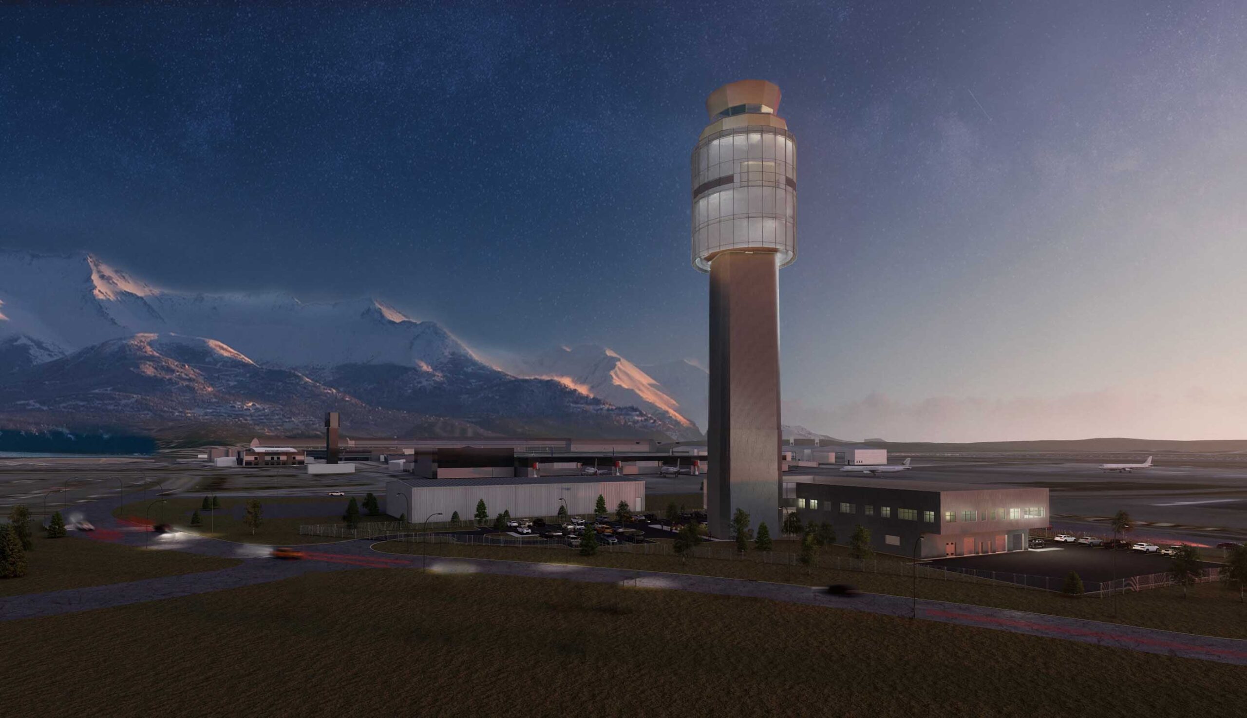 Anchorage International Airport Air Traffic Control Tower