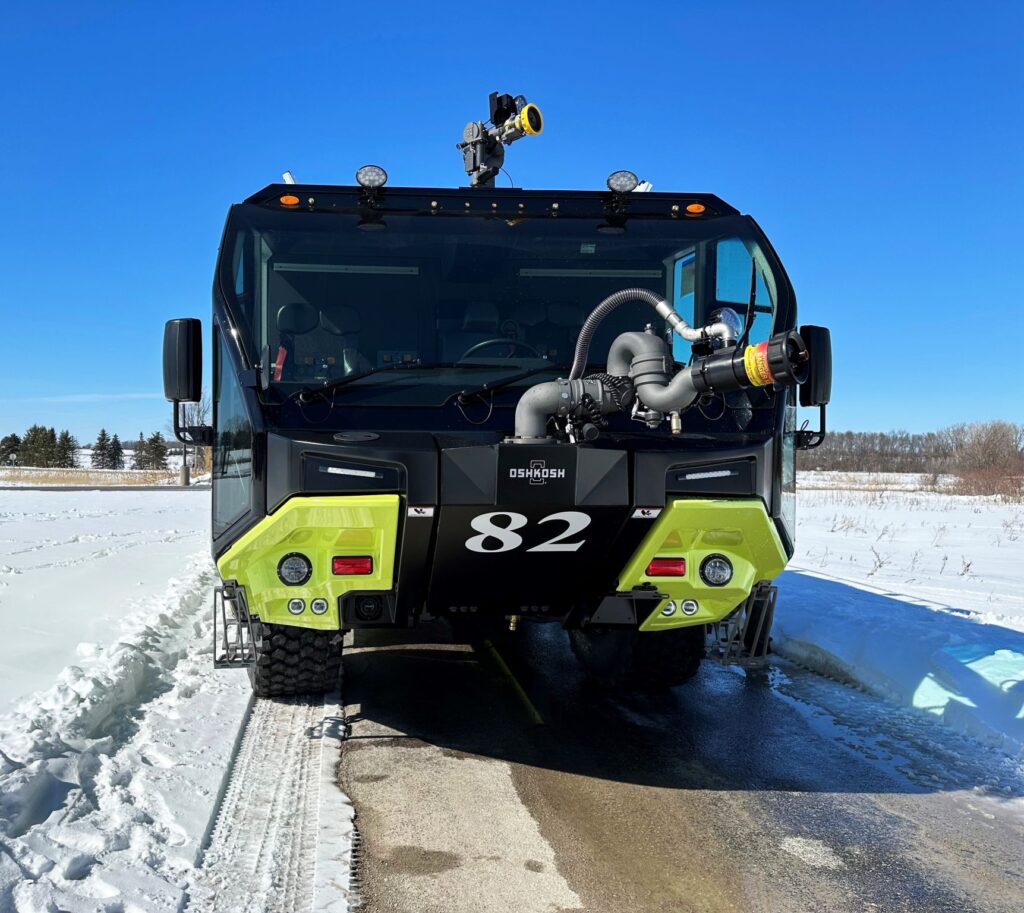 Oshkosh Hosts Firefighters For Final Inspection Of Striker Arff 6x6