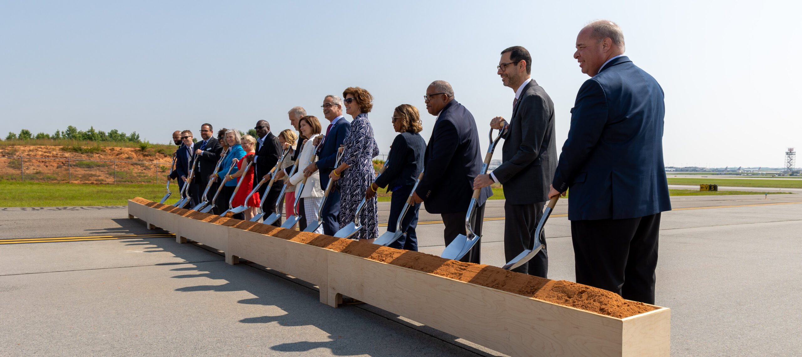 Charlotte Douglas International Airport began the next project under the Destination CLT portfolio with the groundbreaking of CLT’s fourth parallel runway