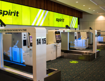 Spirit Airlines Installs Self-Bag Drop Units at Orlando International Airport