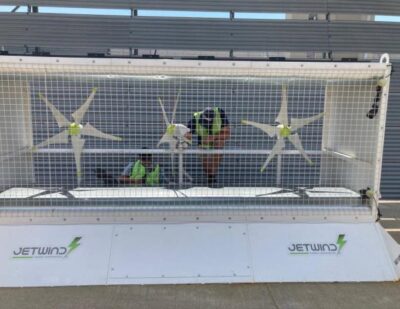 Dallas Love Field Trials Technology to Capture Wind from Aircraft