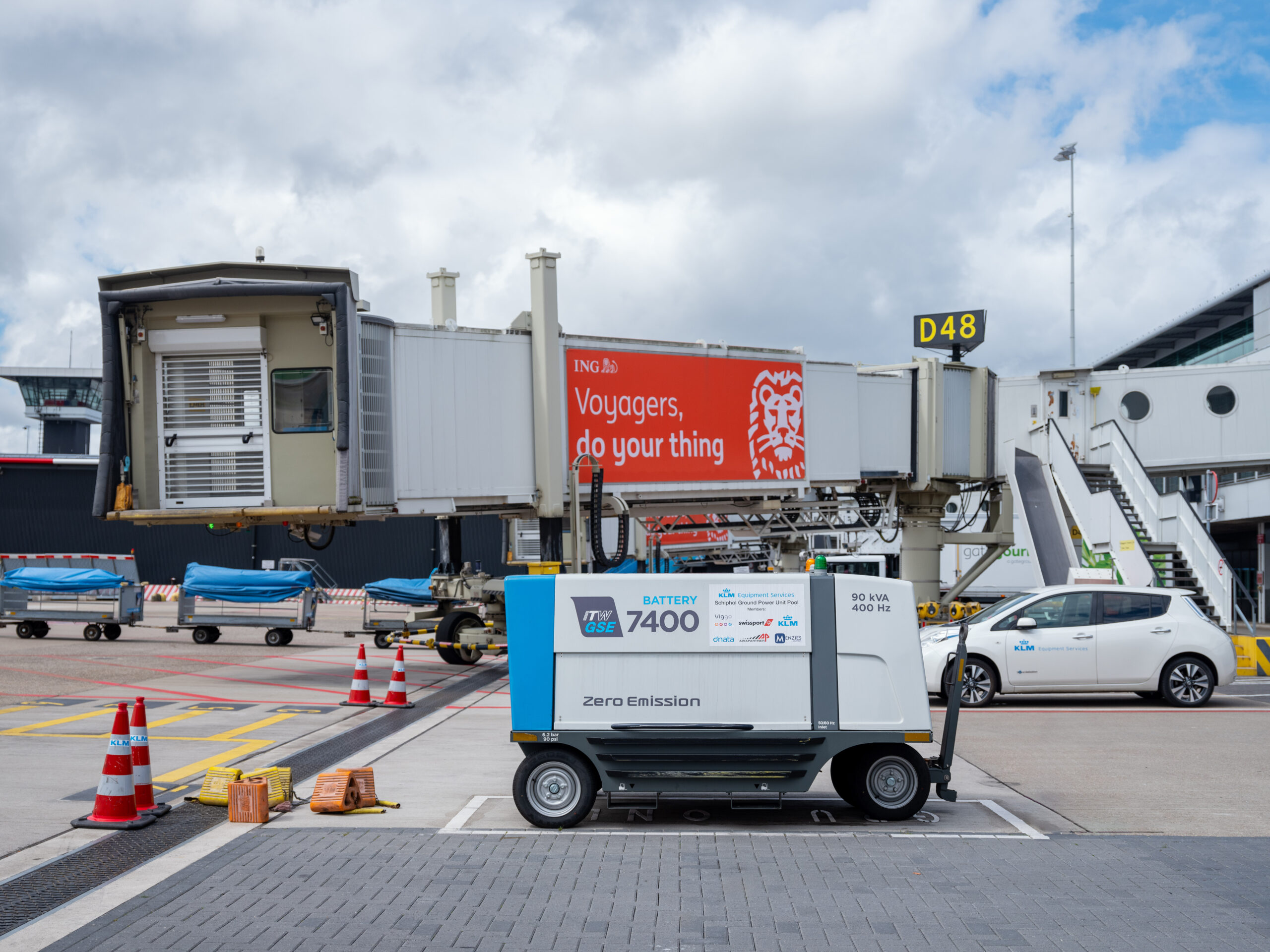 A mobile e-GPU at Schiphol Airport