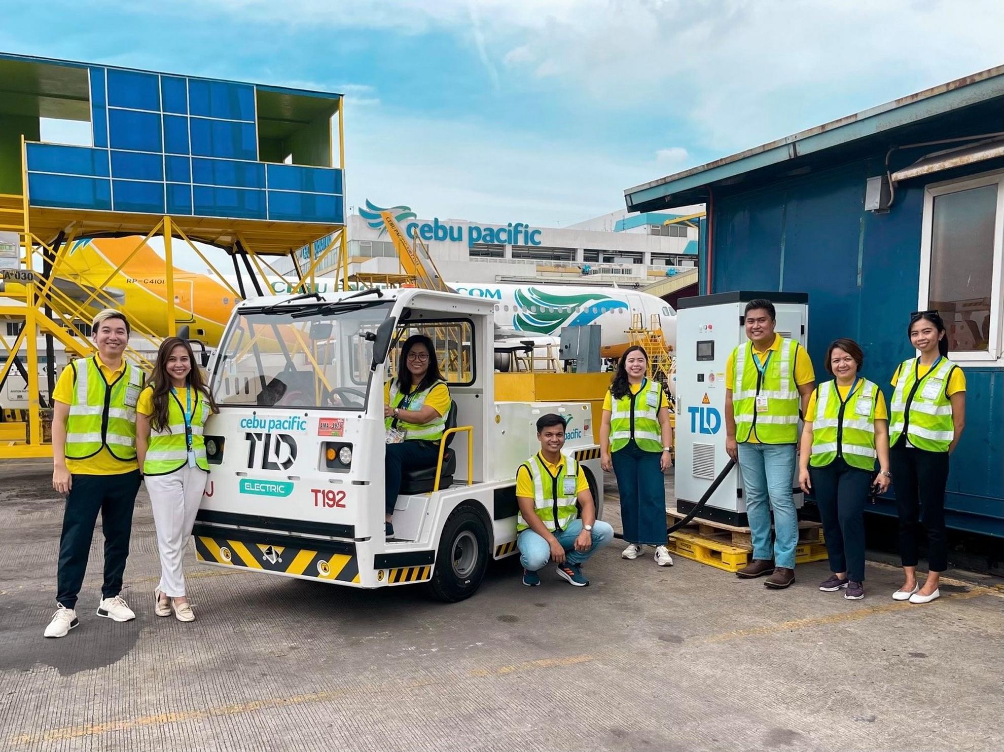 This trial is part of Cebu Pacific's ongoing electric vehicles (EV) transition programme