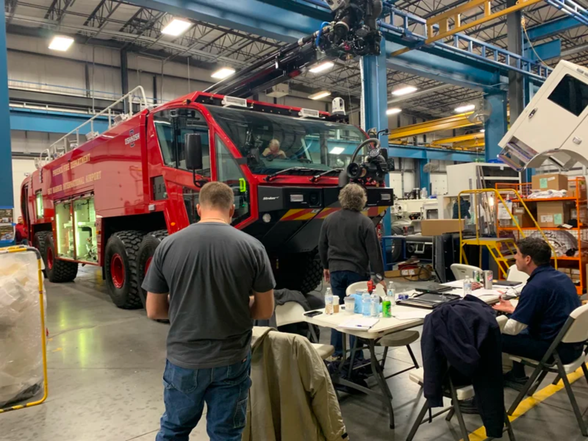 Oshkosh Striker Production A Visit to Oshkosh Airport Products