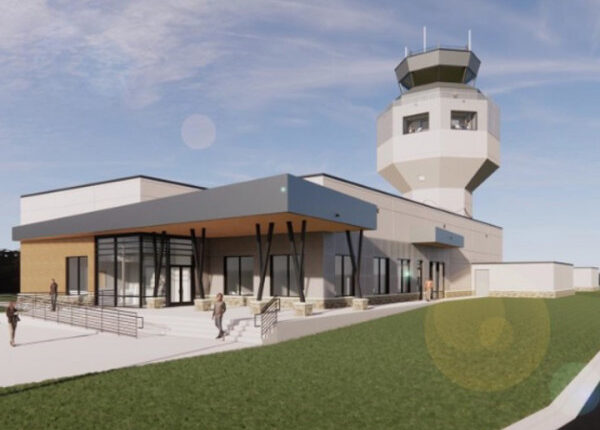 The exterior design of the new terminal