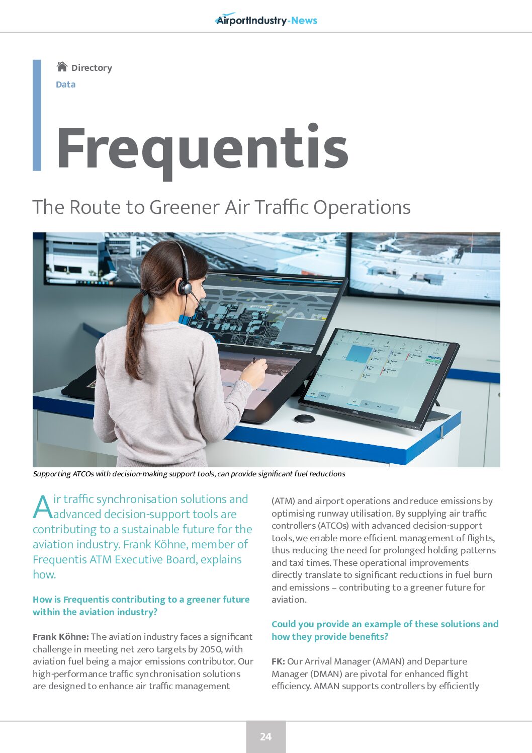 The Route to Greener Air Traffic Operations
