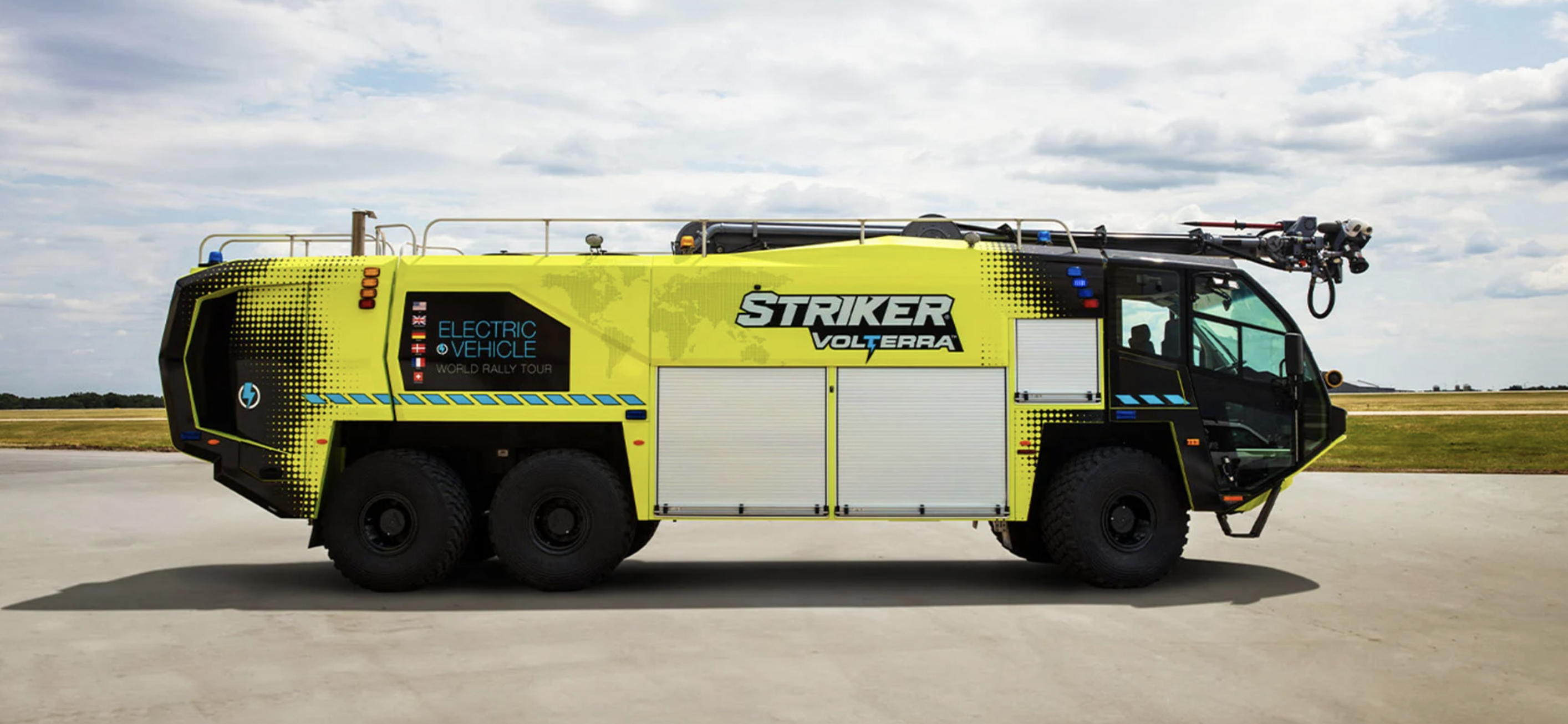 Striker Volterra ARFF hybrid electric vehicles offer advanced acceleration and reduced fuel consumption