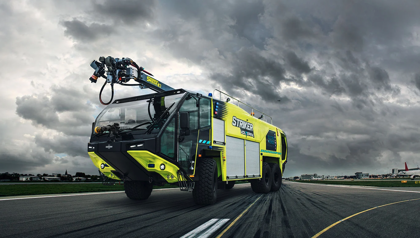 DFW Airport Fire Department’s new Striker Volterra ARFF vehicles