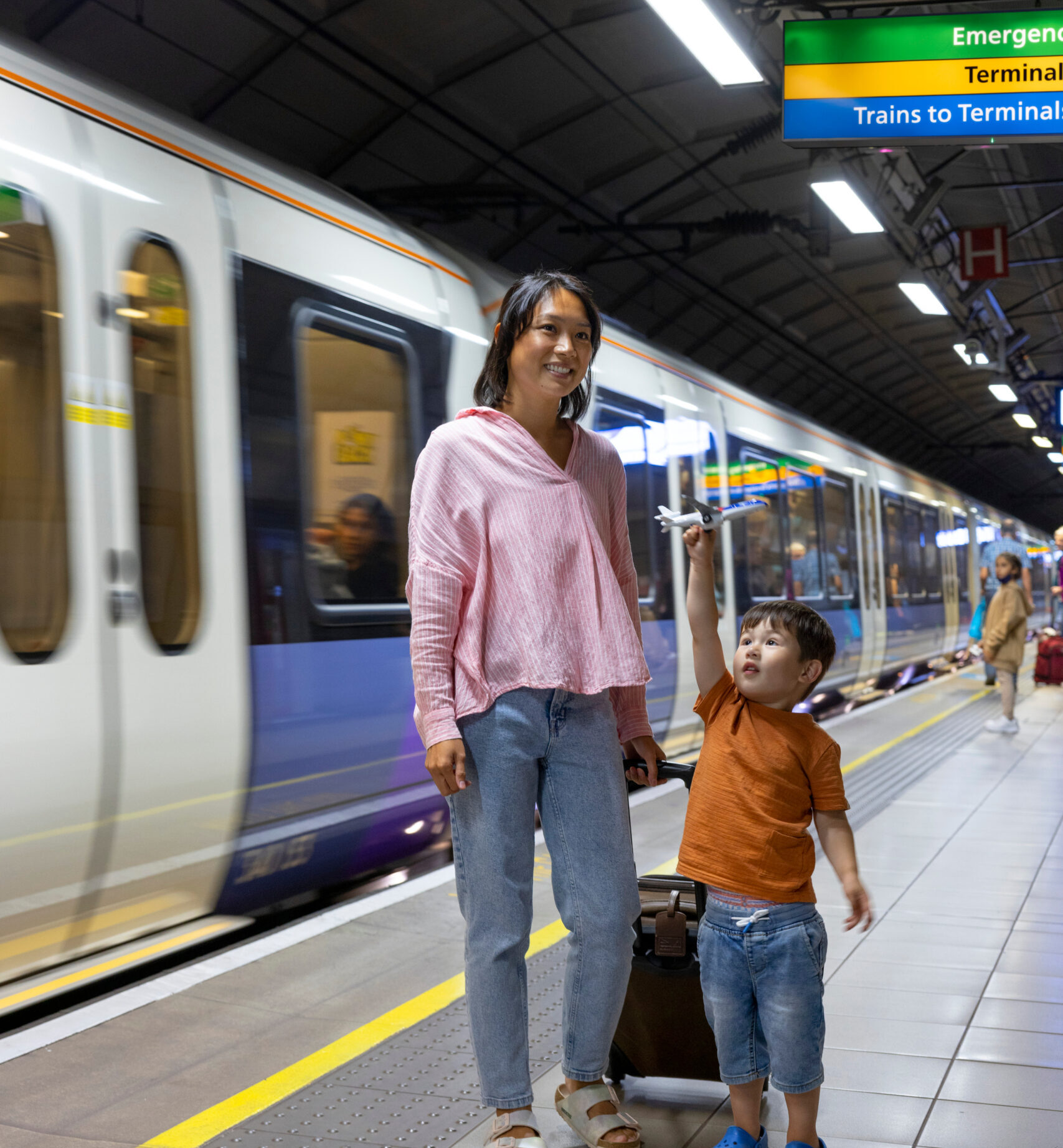 Elizabeth Line at Heathrow Airport