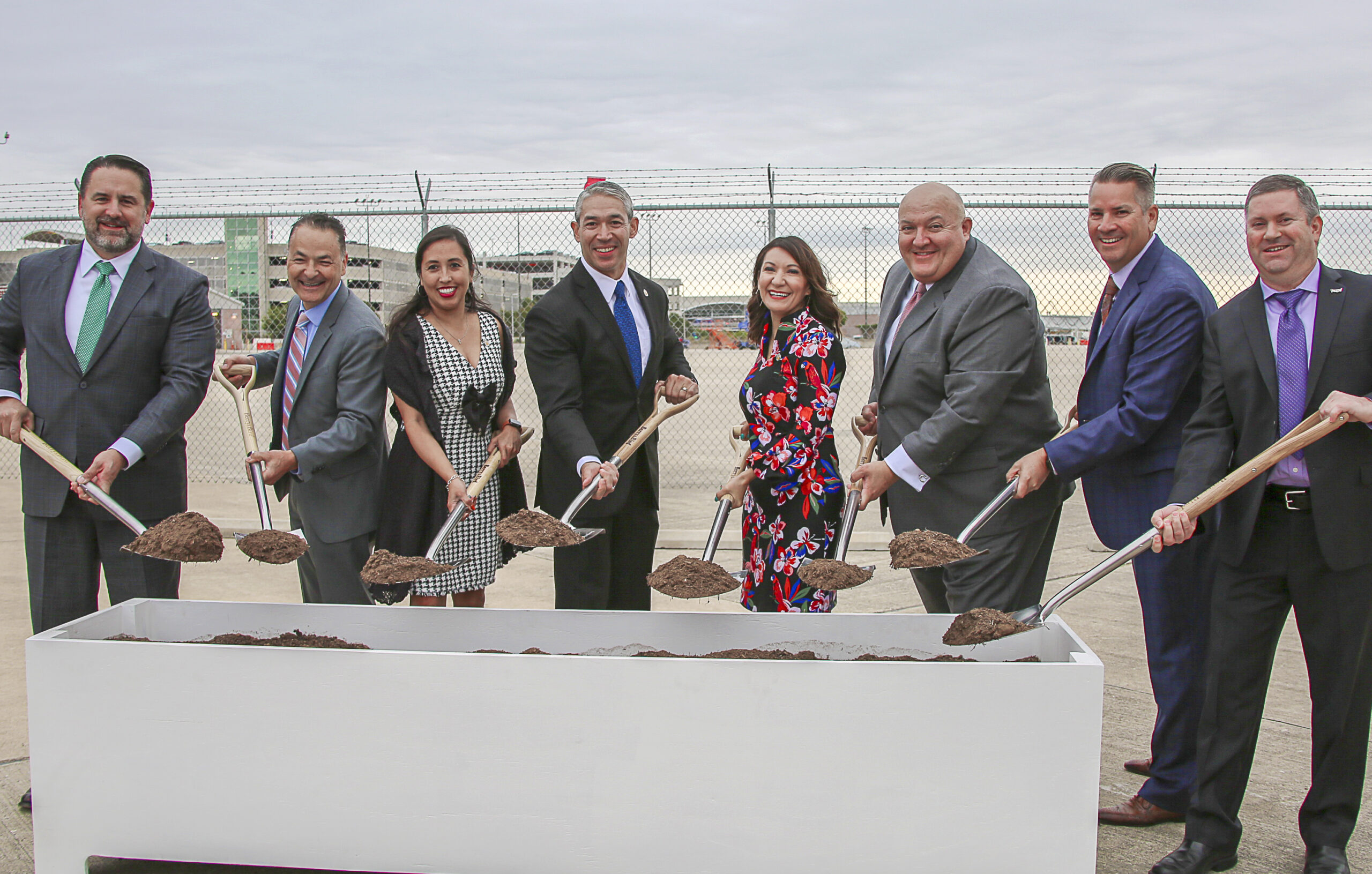Groundbreaking at SAT's Ground Load Facility