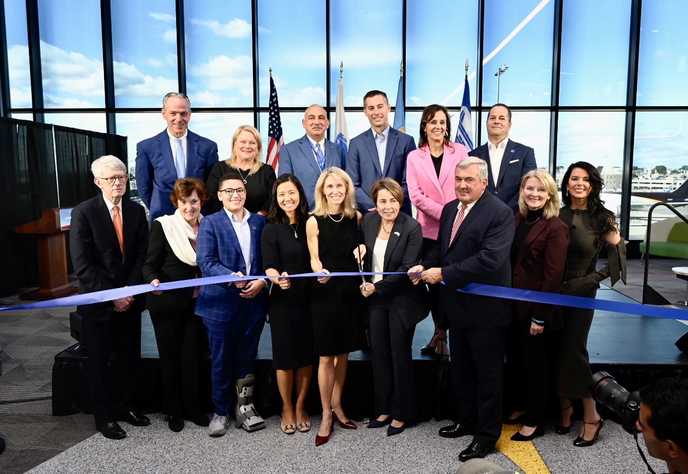 Massport was joined by Governor Maura Healey, Boston Mayor Michelle Wu, airline partners and other stakeholders to celebrate this milestone