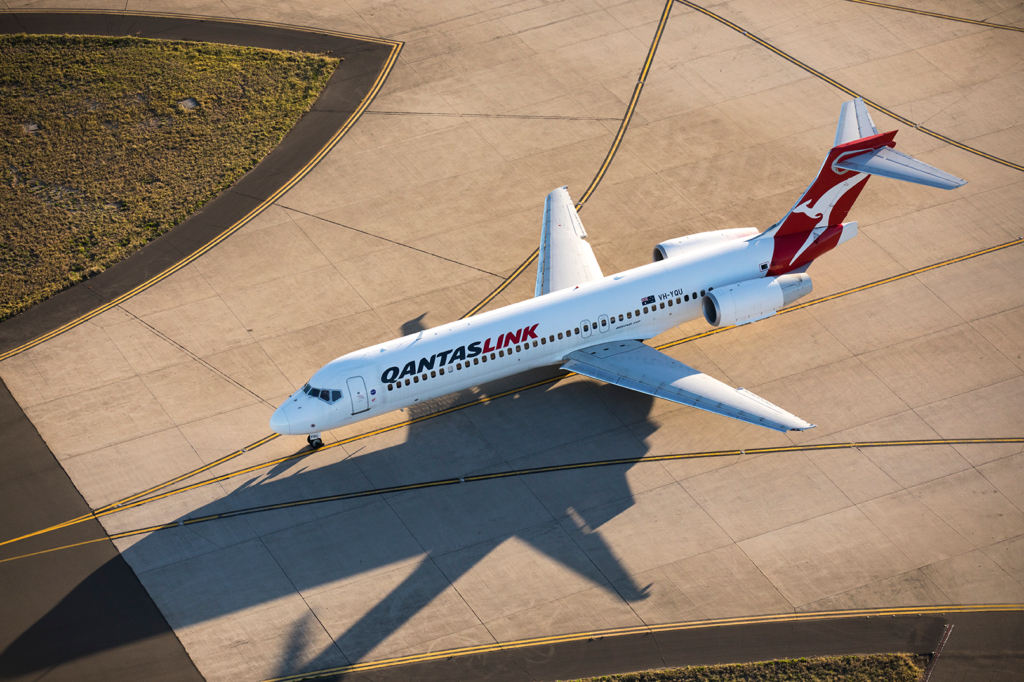 A Qantaslink airplane
