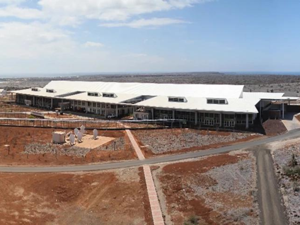 An exterior shot of Seymour Airport