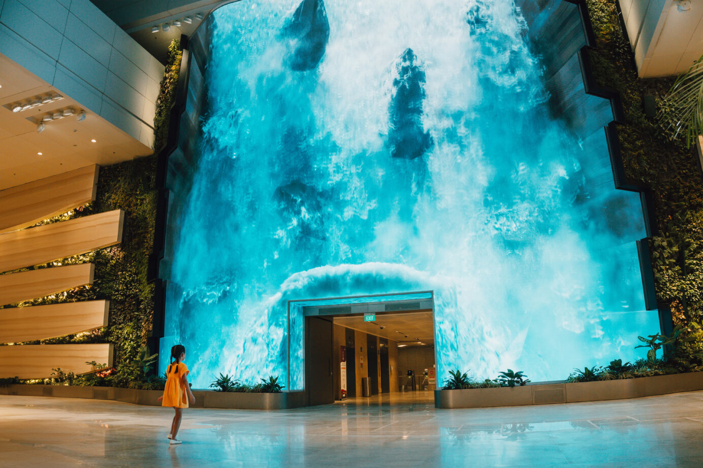 The Wonderfall at Changi Airport Terminal 2 