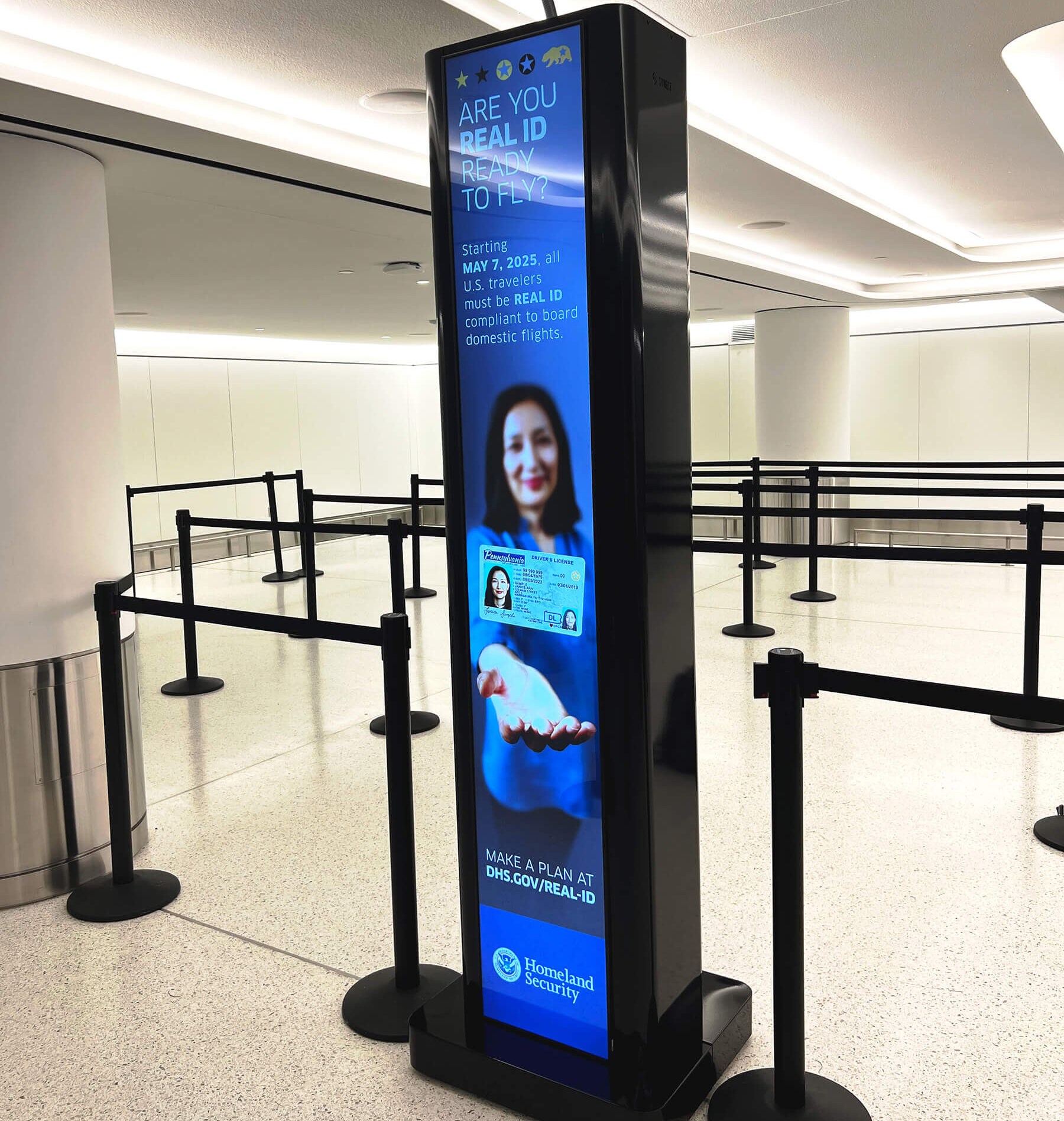 ReadySeeGo totems contribute to a more engaging, efficient and automated security checkpoint