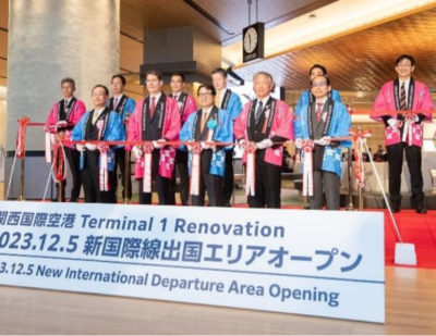 Kansai International Airport Unveils New International Departure Area