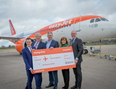 UK: easyJet Inaugurates New Base at Birmingham Airport