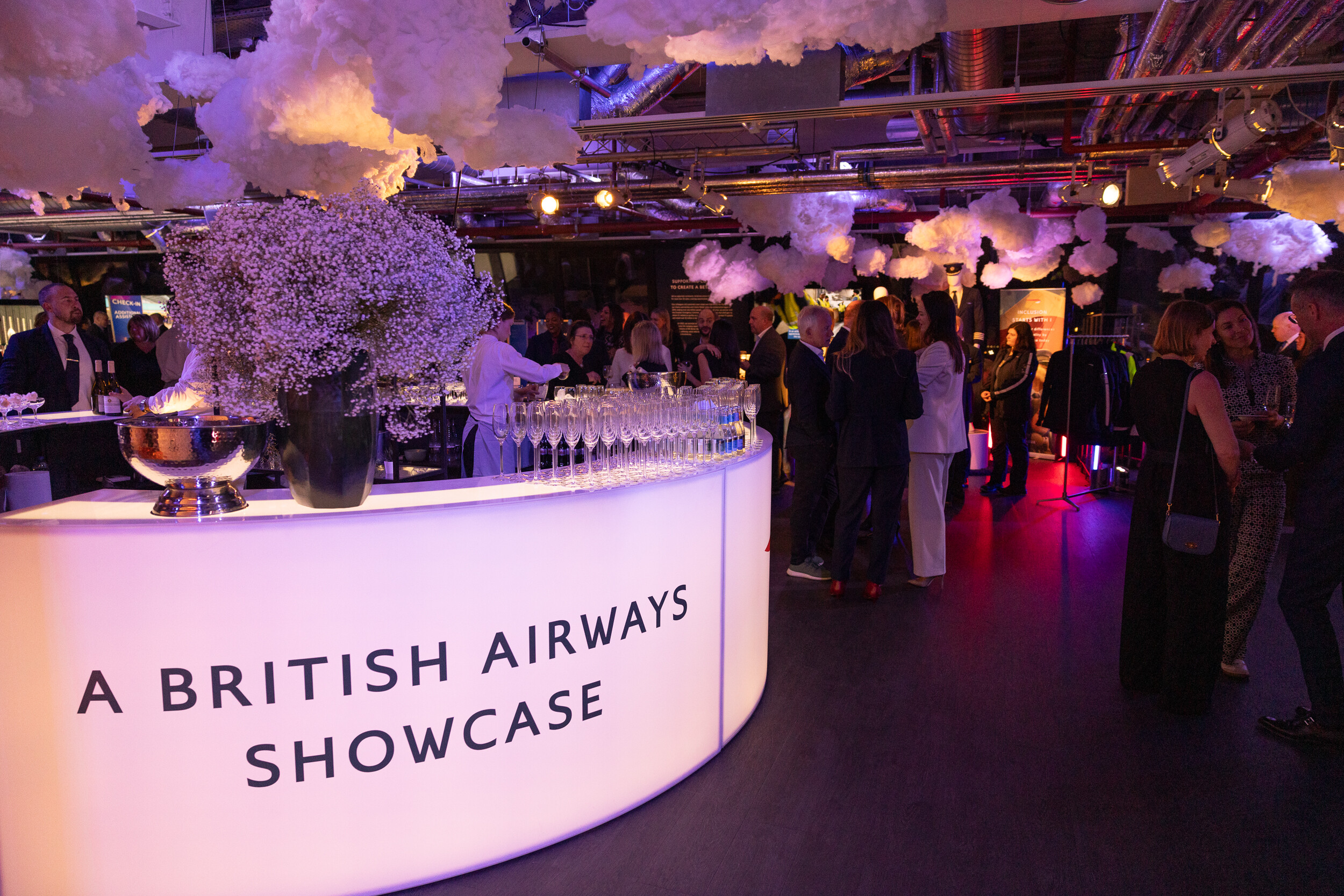 The British Airways showcase event