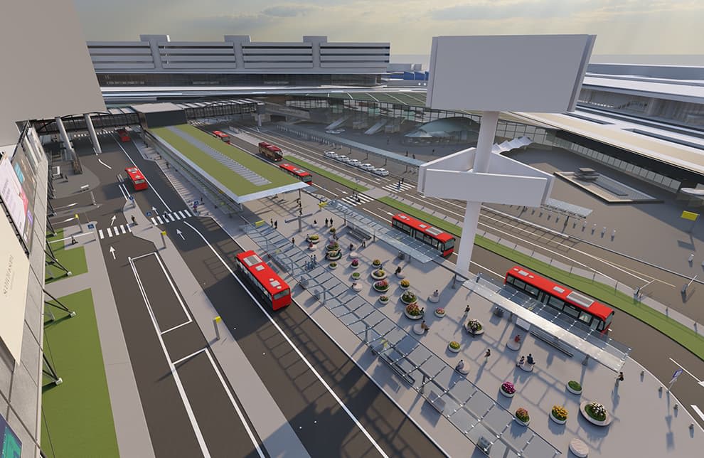 This renovation will improve Schiphol's accessibility by public transport