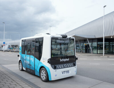 Schiphol Airport Trials Autonomous Airside Buses