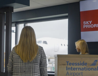 UK: Teesside International Airport Launches Lounge to Aircraft Boarding